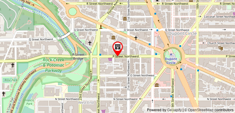 Bản đồ đến The Royal Sonesta Washington DC Dupont Circle