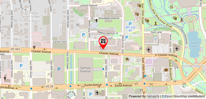 Bản đồ đến Residence Inn by Marriott Cleveland University Circle/Medical Center