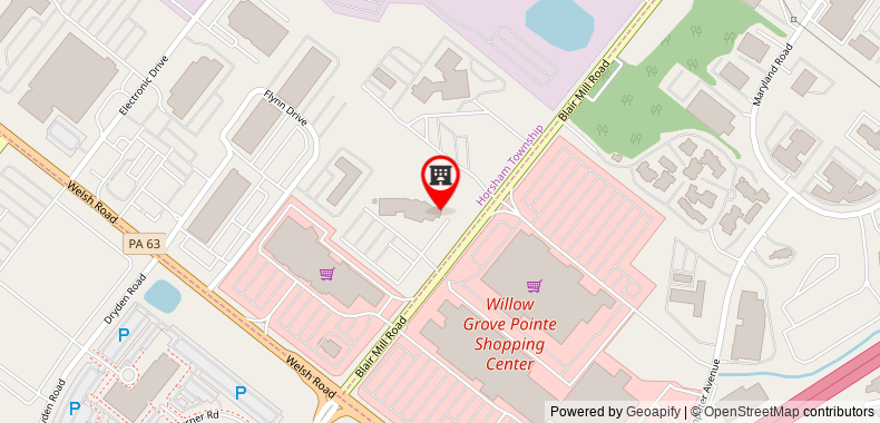 Bản đồ đến Homewood Suites by Hilton Horsham Willow Grove, PA