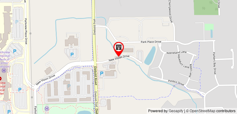 SpringHill Suites by Marriott Fort Wayne North on maps