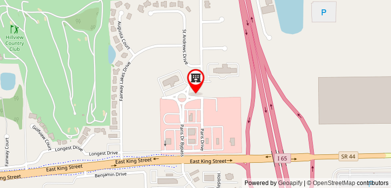 Fairfield Inn and Suites by Marriott Indianapolis Franklin on maps