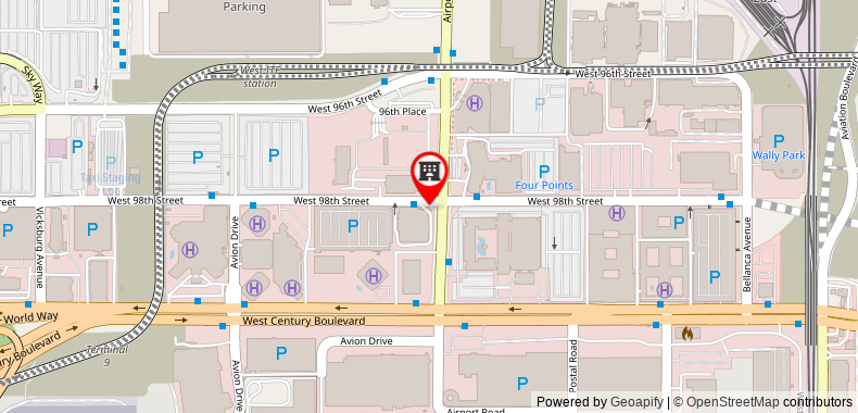 Bản đồ đến Embassy Suites by Hilton Los Angeles International Airport North