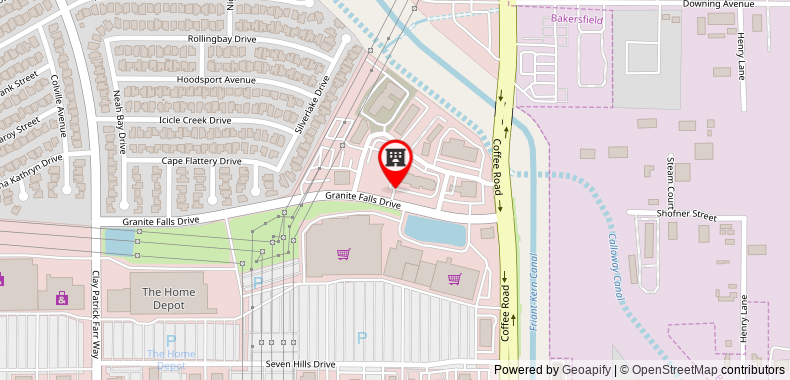 TownePlace Suites Bakersfield West on maps
