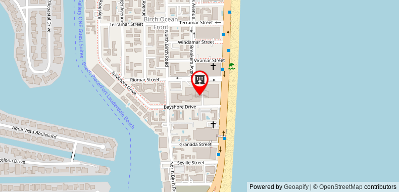 Bản đồ đến Khách sạn SuitesRUs At W Fort Lauderdale