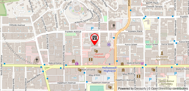 Hollywood Orchid Suites on maps