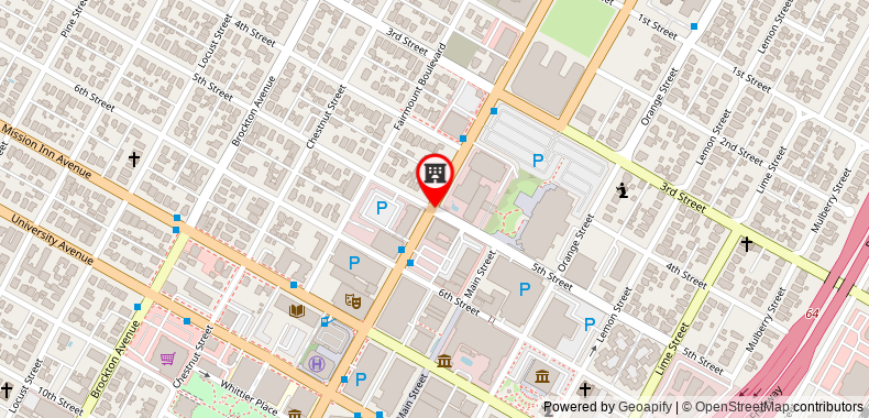 Bản đồ đến Hyatt Place Riverside Downtown