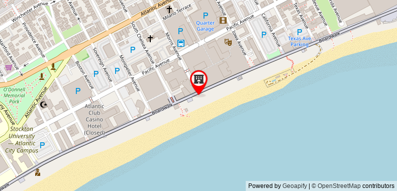 Bản đồ đến Days Inn by Wyndham Atlantic City Oceanfront-Boardwalk