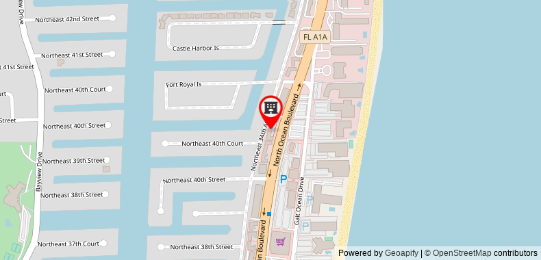 Ocean Beach Palace Hotel and Suites on maps