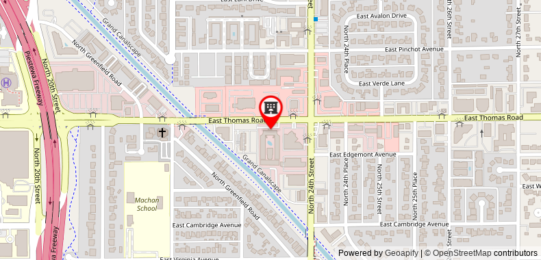 Bản đồ đến Embassy Suites by Hilton Phoenix Airport