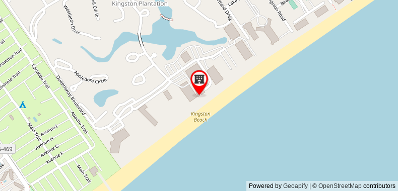 Bản đồ đến Embassy Suites by Hilton Myrtle Beach Oceanfront Resort