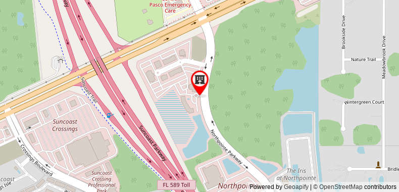 Residence Inn Tampa Suncoast Parkway at NorthPointe Village on maps