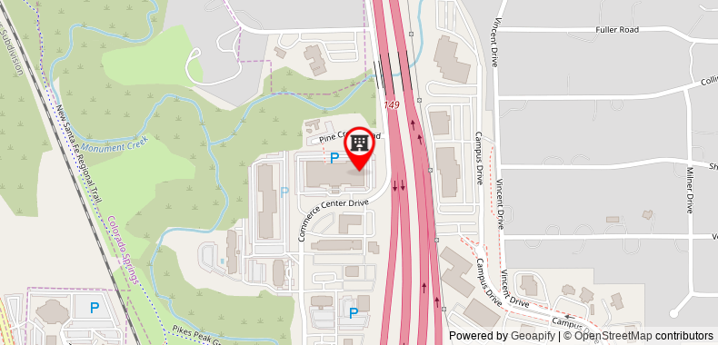 Bản đồ đến Embassy Suites by Hilton Colorado Springs