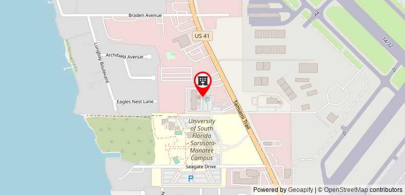 Bản đồ đến Hilton Garden Inn Sarasota-Bradenton Airport