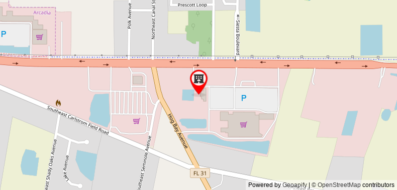 Holiday Inn Express Hotel & Suites Arcadia on maps