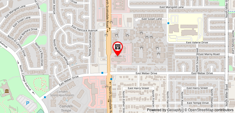 Red Lion Inn & Suites Phoenix - Tempe on maps