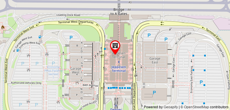 Bản đồ đến The Westin Denver International Airport