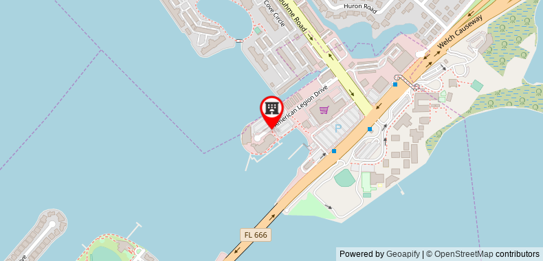 Bản đồ đến Courtyard St. Petersburg Clearwater/Madeira Beach