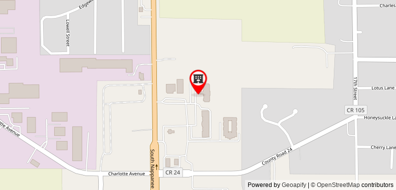Holiday Inn Express Hotel & Suites Elkhart-South on maps