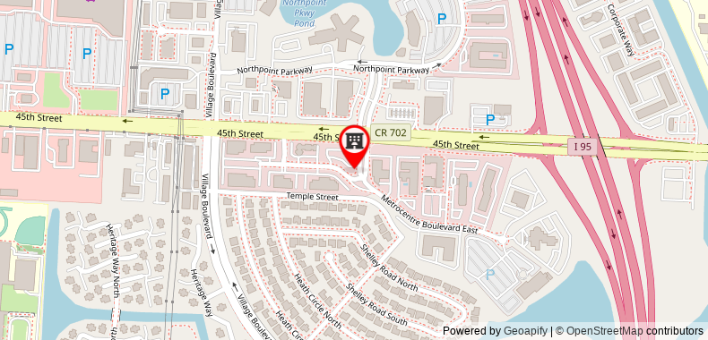 Holiday Inn Express West Palm Beach Metrocentre on maps