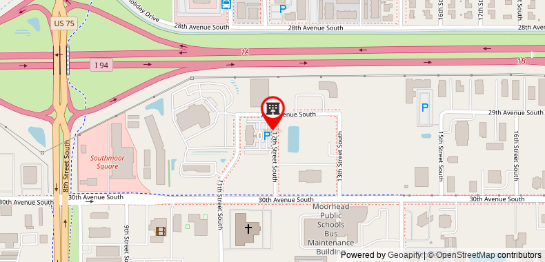 Bản đồ đến Microtel Inn & Suites by Wyndham Moorhead Fargo Area