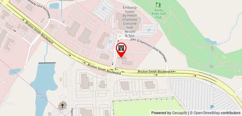 Homewood Suites by Hilton Concord Charlotte on maps