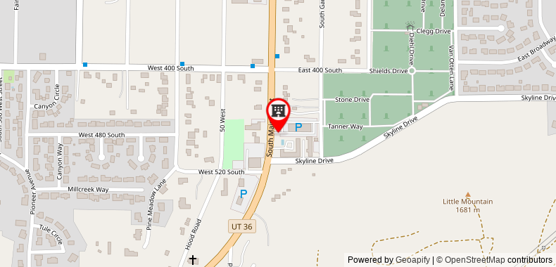 在地图上查看Comfort Inn Tooele City - Dugway - Salt Lake City