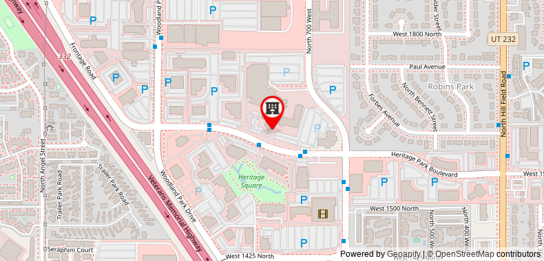 Bản đồ đến Hilton Garden Inn Salt Lake City Layton