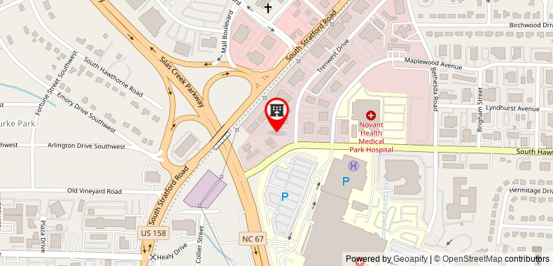 Bản đồ đến Quality Inn and Suites Hanes Mall