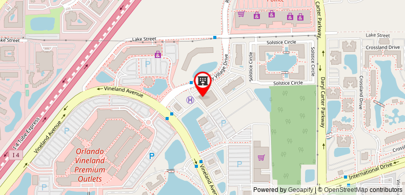 SPOT X by Red Collection Orlando/International Dr on maps