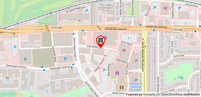 SpringHill Suites by Marriott Madison on maps