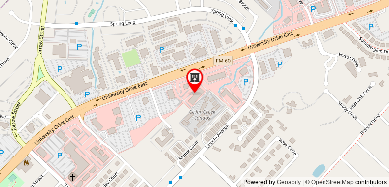 Bản đồ đến Hawthorn Suites by Wyndham College Station