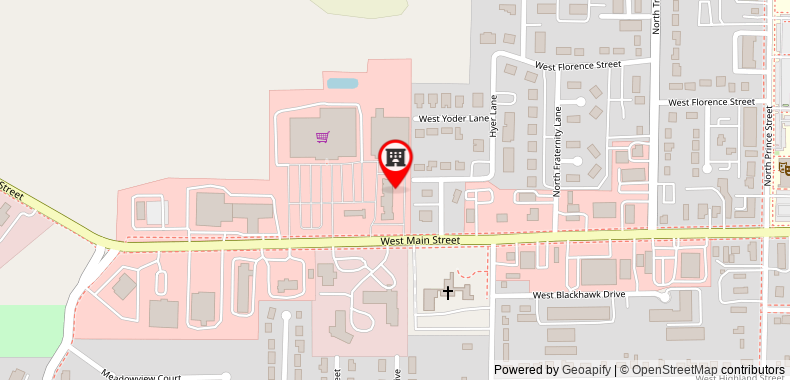 Fairfield Inn & Suites by Marriott Whitewater on maps