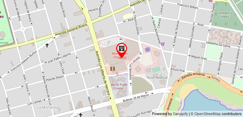 Bản đồ đến Hilton Garden Inn Montevideo