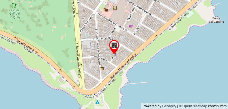 Montevideo Up Bed and Breakfast on maps