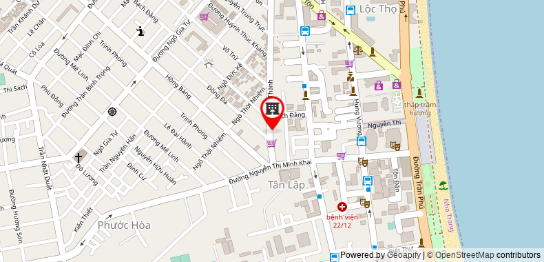 Bản đồ đến Khách sạn LeMore Nha Trang