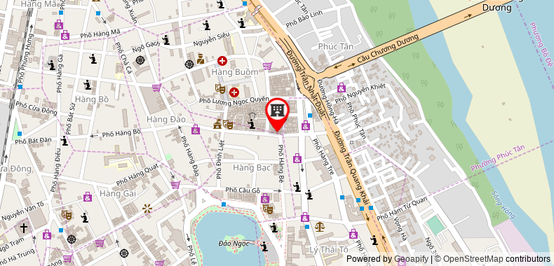 Lavender Central Hotel Hanoi on maps