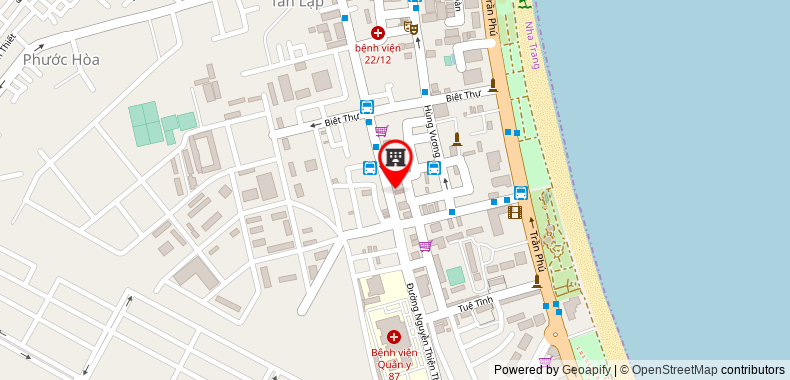 Bản đồ đến Khách sạn Rosaka Nha Trang