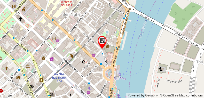在地图上查看西貢河內酒店