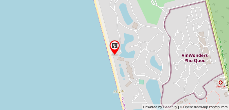 Sheraton Phu Quoc Long Beach Resort on maps