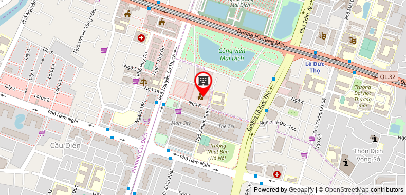 Bản đồ đến Golden Place Ha Noi Apartment Building