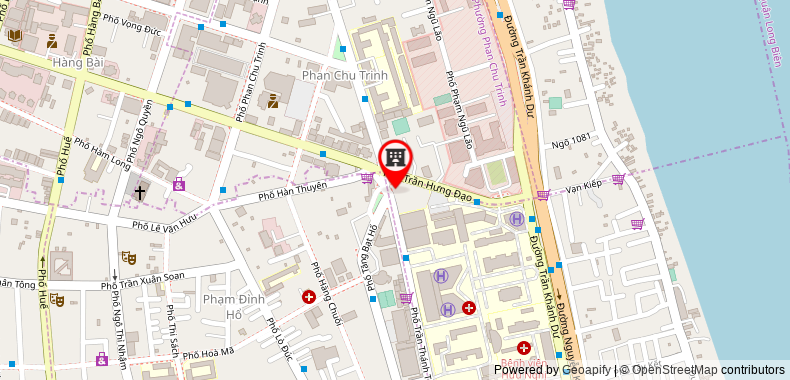 Bản đồ đến The Hanah Apartment in Hanoi Centre