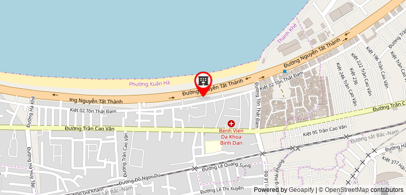 Bản đồ đến Khách sạn Khanh Nhi 2 Danang