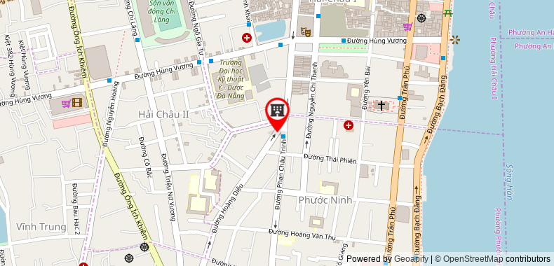 Bản đồ đến Khách sạn Da Nang Pacific