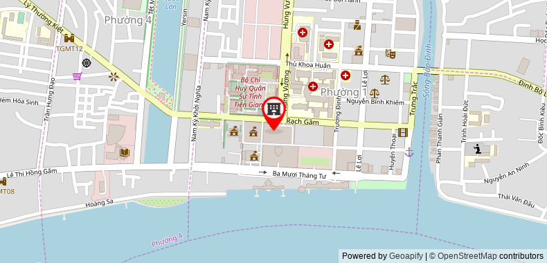 Bản đồ đến Khách sạn Nha Khach Tien Giang