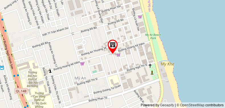 Bản đồ đến Khách sạn Champa Danang