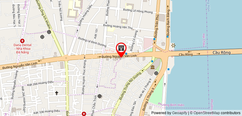 Bản đồ đến Khách sạn Mitisa Danang