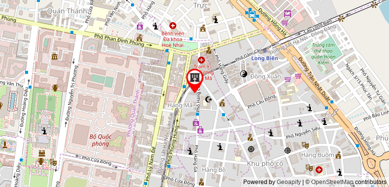 Bản đồ đến Khách sạn HANZ Ami Hanoi
