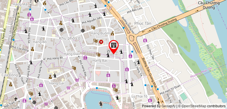 Bản đồ đến Khách sạn Hanoi La Siesta and Spa