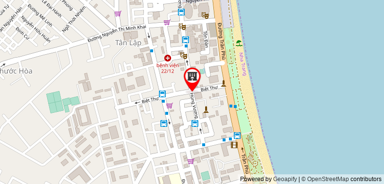 Bản đồ đến Khách sạn Liberty Central Nha Trang