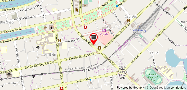 Bản đồ đến Khách sạn Hoang Hai Haiphong